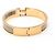 Hermès Bracciale Click Ash PM Rose Gold Maroon Glaze - vista 5