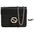 Gucci Borsa a tracolla in pelle nera da donna