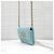 Chanel Borsa a tracolla con patta e catena Blu Denim - vista 11
