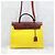 Hermès Nuovo House Herbag Yellow Canvas Stamp - vista 10
