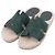 Espadrillas Hermès Antigua in scamosciato di capra verde - vista 10