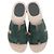 Espadrillas Hermès Antigua in scamosciato di capra verde - vista 12