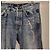 Chanel Gewaschene Denimhose mit besticktem Logo - Ansicht 5