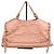 Chanel Große CC gesteppte Tote Shoulder Bag Lachsrosa Beige