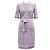 Chanel Strickkleid mit Gürtel Helllila - Ansicht 4