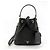 Borsa a secchiello Prada Saffiano in pelle marrone - vista 3