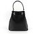 Borsa a secchiello Prada Saffiano in pelle marrone - vista 4