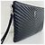 Autre Marque Clutch SAINT LAURENT Monogram Nero in Tessuto - vista 3