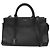 Autre Marque Small Cabas Rive Gauche in pelle nera, borsa tote e borsa a tracolla