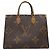 Louis Vuitton Borsa a tracolla OnTheGo MM Monogram Tote
