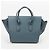 Borsa Tote Tie Céline in pelle marrone - vista 6