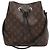 Bucket Louis Vuitton Borsa a secchiello in tela Monogram Nera