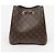 Bucket Louis Vuitton Borsa a secchiello in tela Monogram Nera - vista 2