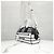 Dior Borsa Bowling Vibe con zip Small Black White Houndstooth - vista 12