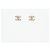 Chanel Orecchini Classic CC Logo Crystal Pearl Earrings Gold - vista 2