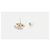 Chanel Orecchini Classic CC Logo Crystal Pearl Earrings Gold - vista 4