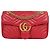 Gucci Borsa a tracolla Small Marmont Hibiscus Red