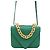 Bottega Veneta Borsa a Tracolla Envelope Bold Chain Mount Verde