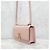 Burberry Borsa a tracolla Mini TB in pelle Rosa - vista 2