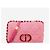 Dior Karo Shoulder Bag Medium Denim Bright Pink - Ansicht 10