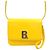 Balenciaga Picca borsa a tracolla con logo giallo