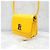 Balenciaga Picca borsa a tracolla con logo giallo - vista 2