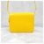 Balenciaga Picca borsa a tracolla con logo giallo - vista 3