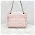 Chanel Mini Borsa a Catena in Tweed Rosa - vista 10