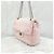 Chanel Mini Borsa a Catena in Tweed Rosa - vista 9