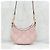 Gucci Mini Bolsa de Corrente GG Matelassé acolchoada rosa claro - vista 3