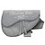 Dior Stitch Gray Grain Saddle Bag