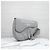 Dior Stitch Gray Grain Saddle Bag - Ansicht 14