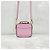 Dolce & Gabbana Micro Borsa in Pelle di Vitello Logo Rosa - vista 11