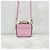 Dolce & Gabbana Micro Borsa in Pelle di Vitello Logo Rosa - vista 3