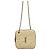 Autre Marque Borsa a tracolla Jamie Cube Chain in rafia