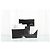 Autre Marque Borsa a tracolla Monogram Small Velvet Satchel Nera - vista 14