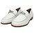 Hermès Mocassino Destin Blanc Silver