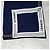 Chanel Sciarpa in cashmere Logo Lettering Navy - vista 13