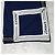 Chanel Sciarpa in cashmere Logo Lettering Navy - vista 5