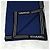 Chanel Sciarpa in cashmere Logo Lettering Navy - vista 6