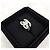 Chanel Neuer CC Logo Crystal Ring Größe - Ansicht 5