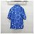 Prada Set Camicia e Pantaloncini con Logo Triangolo Blu e Fiori da Donna - vista 13