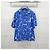 Prada Set Camicia e Pantaloncini con Logo Triangolo Blu e Fiori da Donna - vista 2