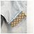 Gucci Pantaloni in denim dritti con risvolto e logo GG - vista 13