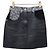 Louis Vuitton Falda de piel de cordero Monogram Shadow
