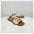 Miu Miu Sandali slide in rafia con logo - vista 4