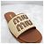 Miu Miu Sandali slide in rafia con logo - vista 6