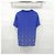 Louis Vuitton Baumwoll-T-Shirt mit blauem Gradienten-Monogramm - Ansicht 2