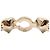 Chanel Bracciale Logo COCO Dorato con Cuore di Cristallo da Donna - vista 5