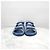 Sandali Chanel in denim blu con velcro - vista 2